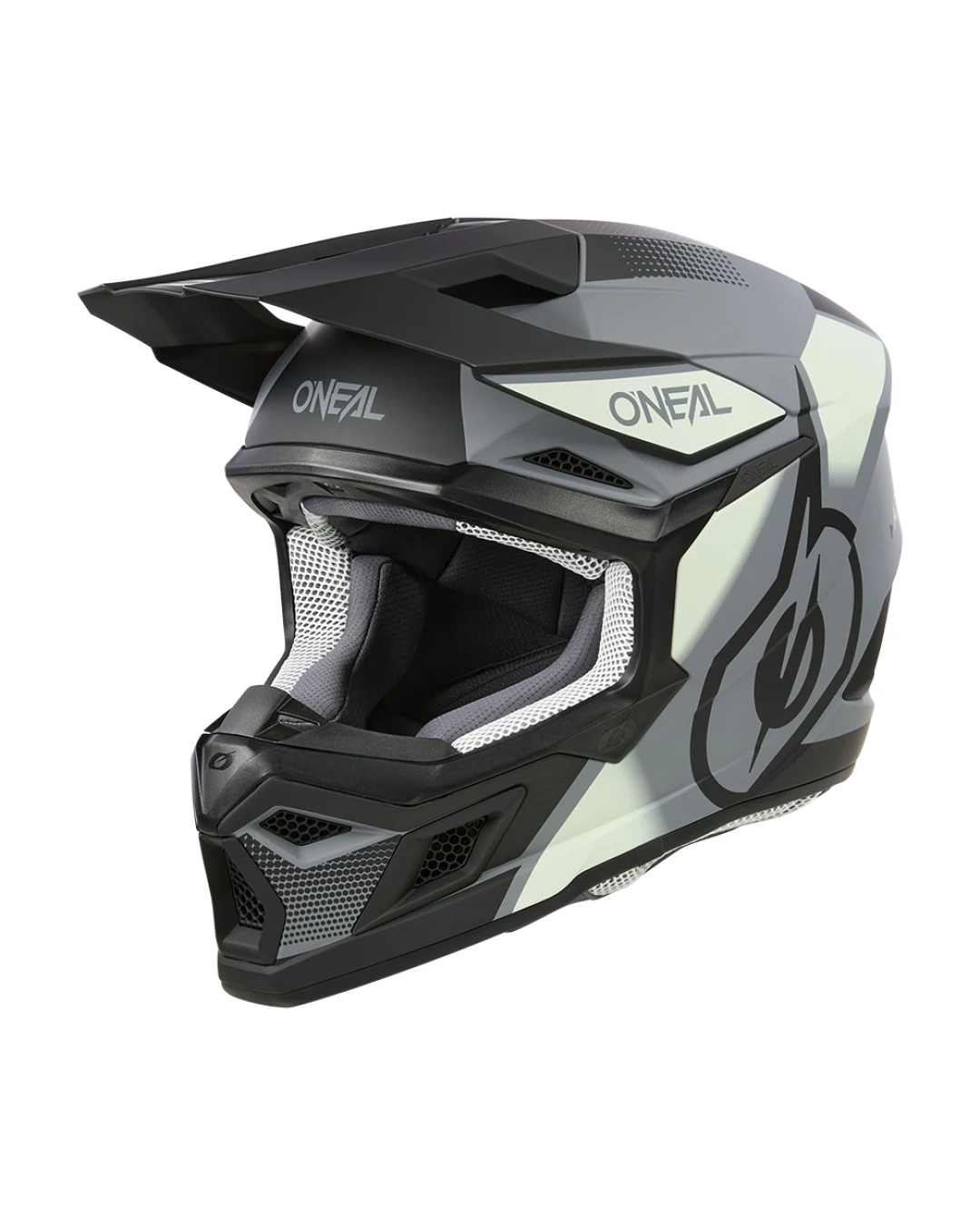 Мотокрос каска O'NEAL 3SERIES VISION BLACK/GRAY V.24