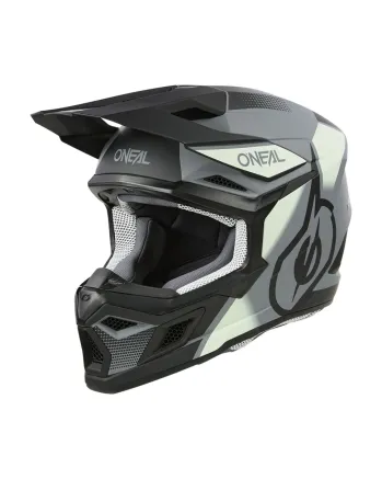 Мотокрос каска O'NEAL 3SERIES VISION BLACK/GRAY V.24
