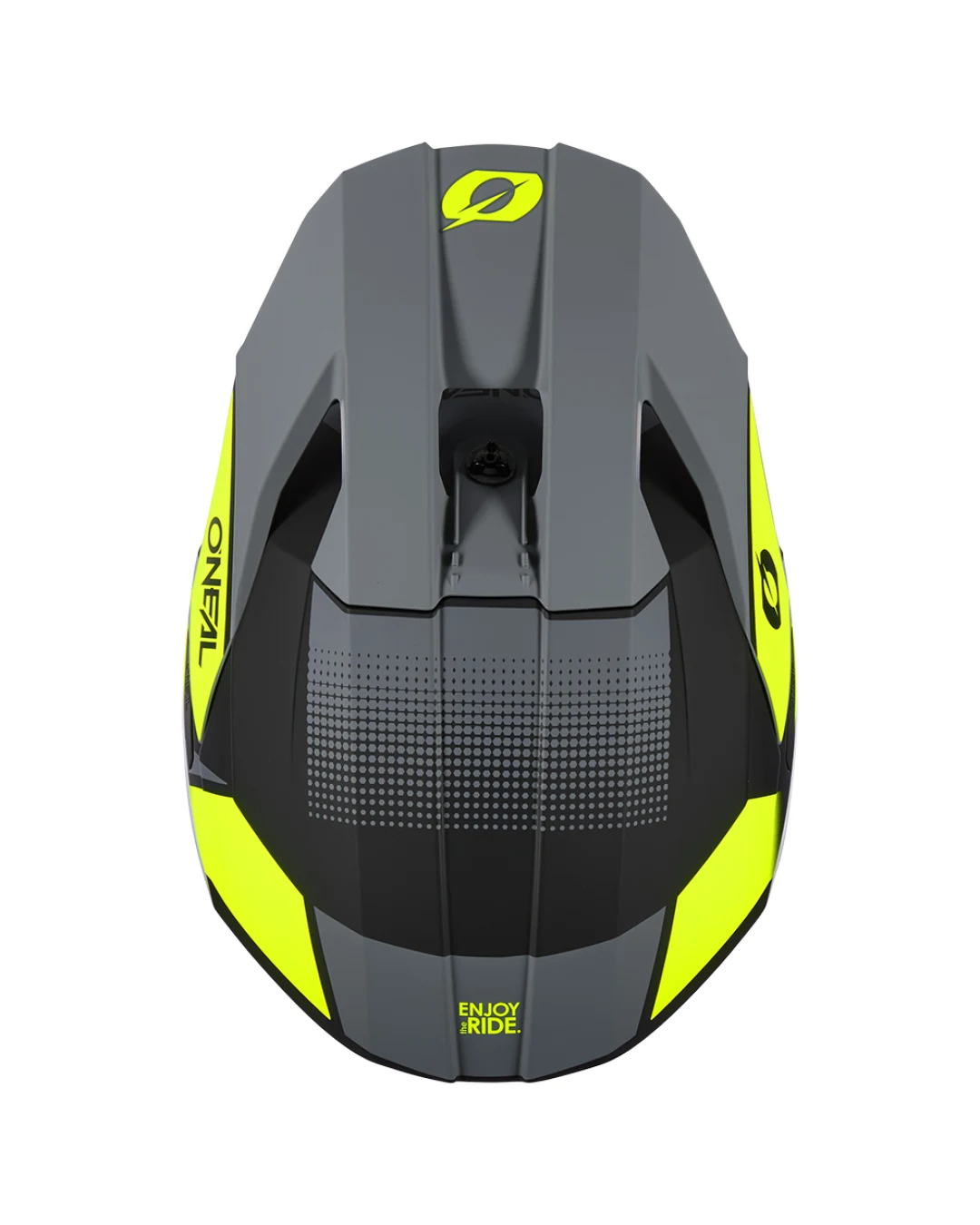 Мотокрос каска O'NEAL 3SERIES VISION BLACK/NEON YELLOW/GRAY V.24