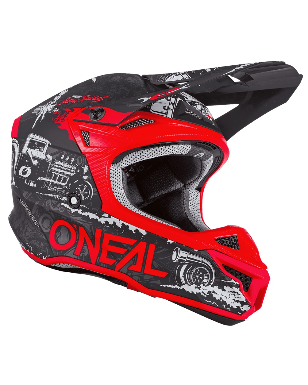 Мотокрос каска O'NEAL 5SERIES HR BLACK/RED