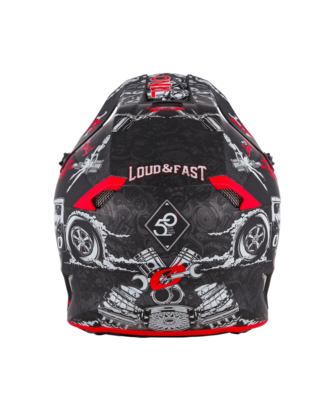 Мотокрос каска O'NEAL 5SERIES HR BLACK/RED