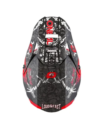 Мотокрос каска O'NEAL 5SERIES HR BLACK/RED