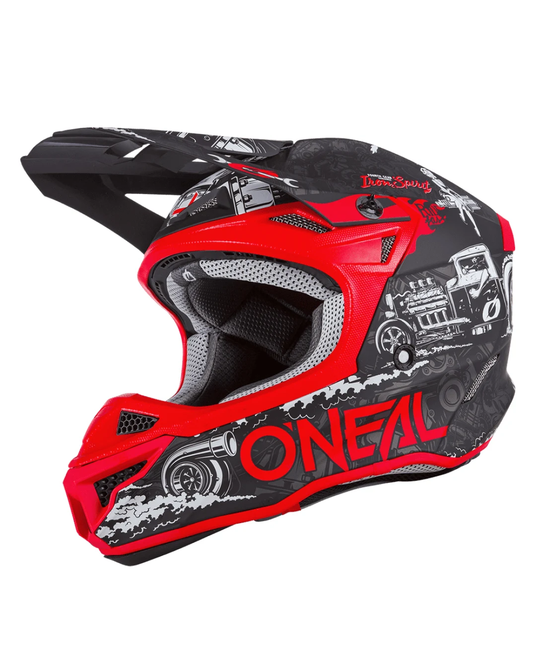 Мотокрос каска O'NEAL 5SERIES HR BLACK/RED