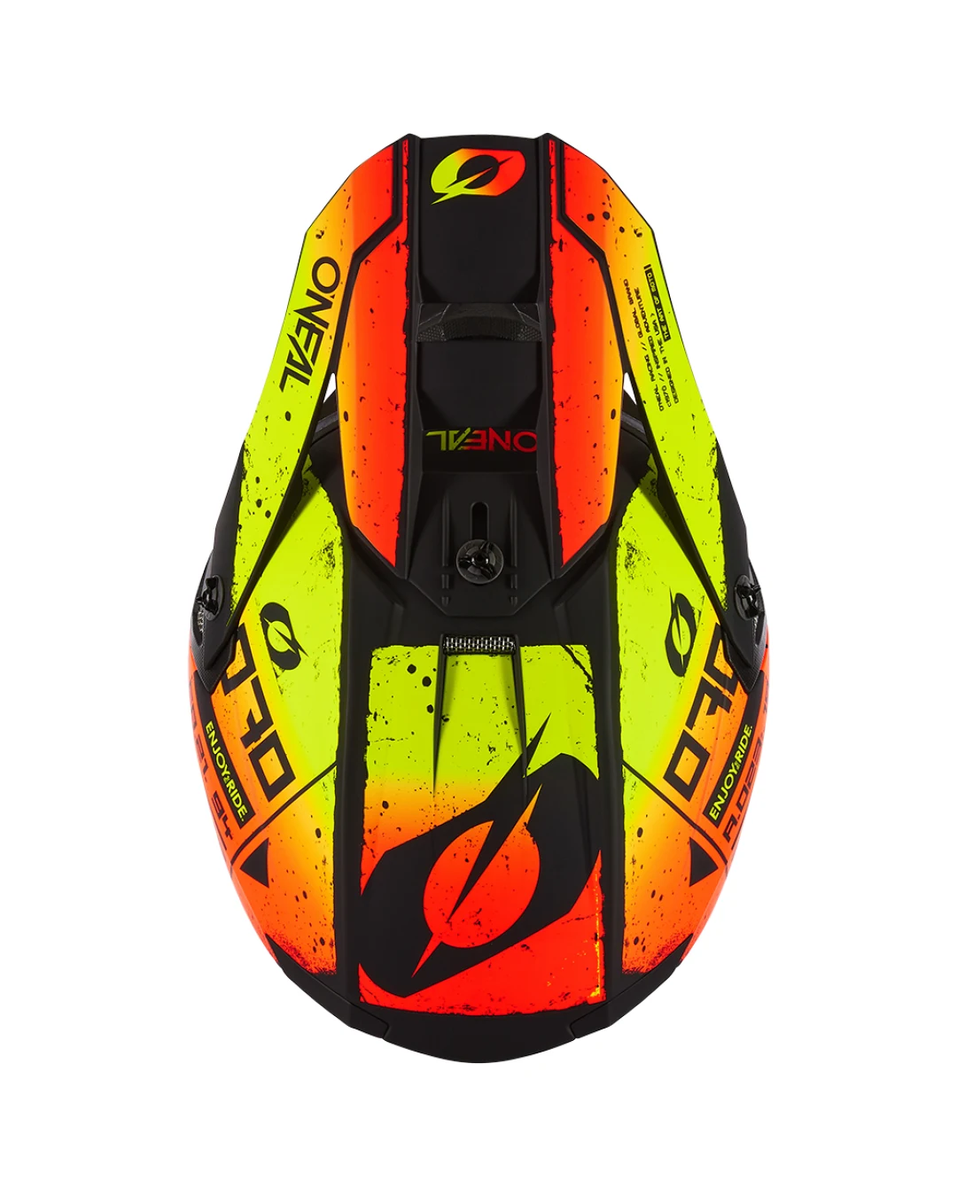 Мотокрос каска O'NEAL 5SERIES SCARZ BLACK/RED/YELLOW V.24