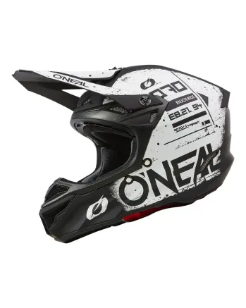 Мотокрос каска O'NEAL 5SERIES SCARZ BLACK/WHITE V.24