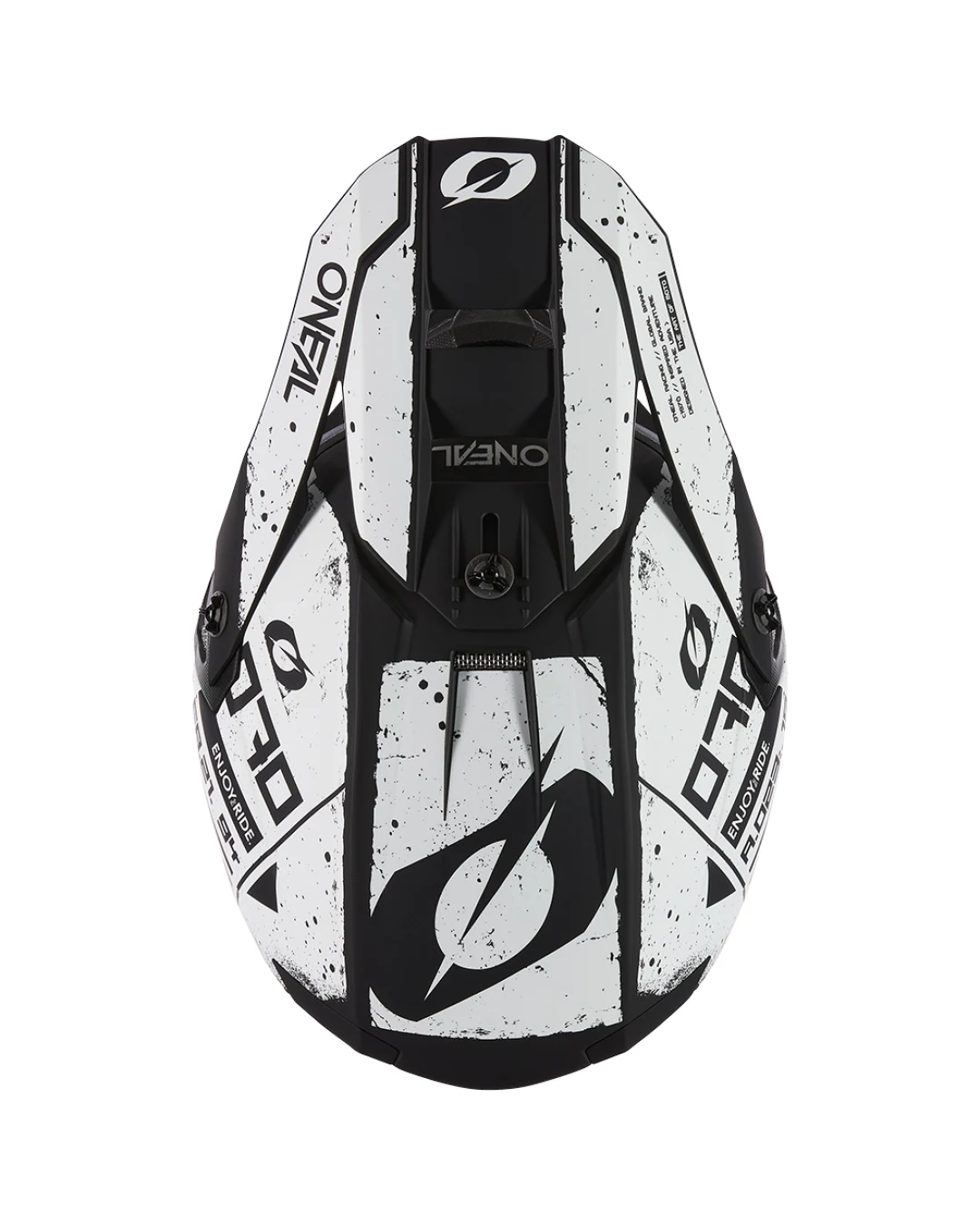 Мотокрос каска O'NEAL 5SERIES SCARZ BLACK/WHITE V.24