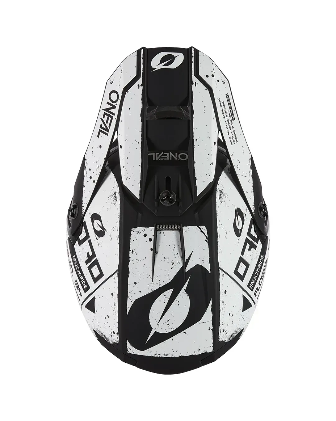 Мотокрос каска O'NEAL 5SERIES SCARZ BLACK/WHITE V.24
