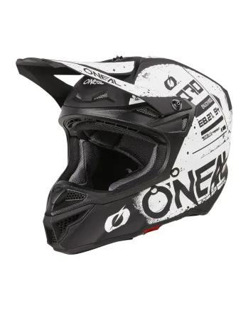 Мотокрос каска O'NEAL 5SERIES SCARZ BLACK/WHITE V.24