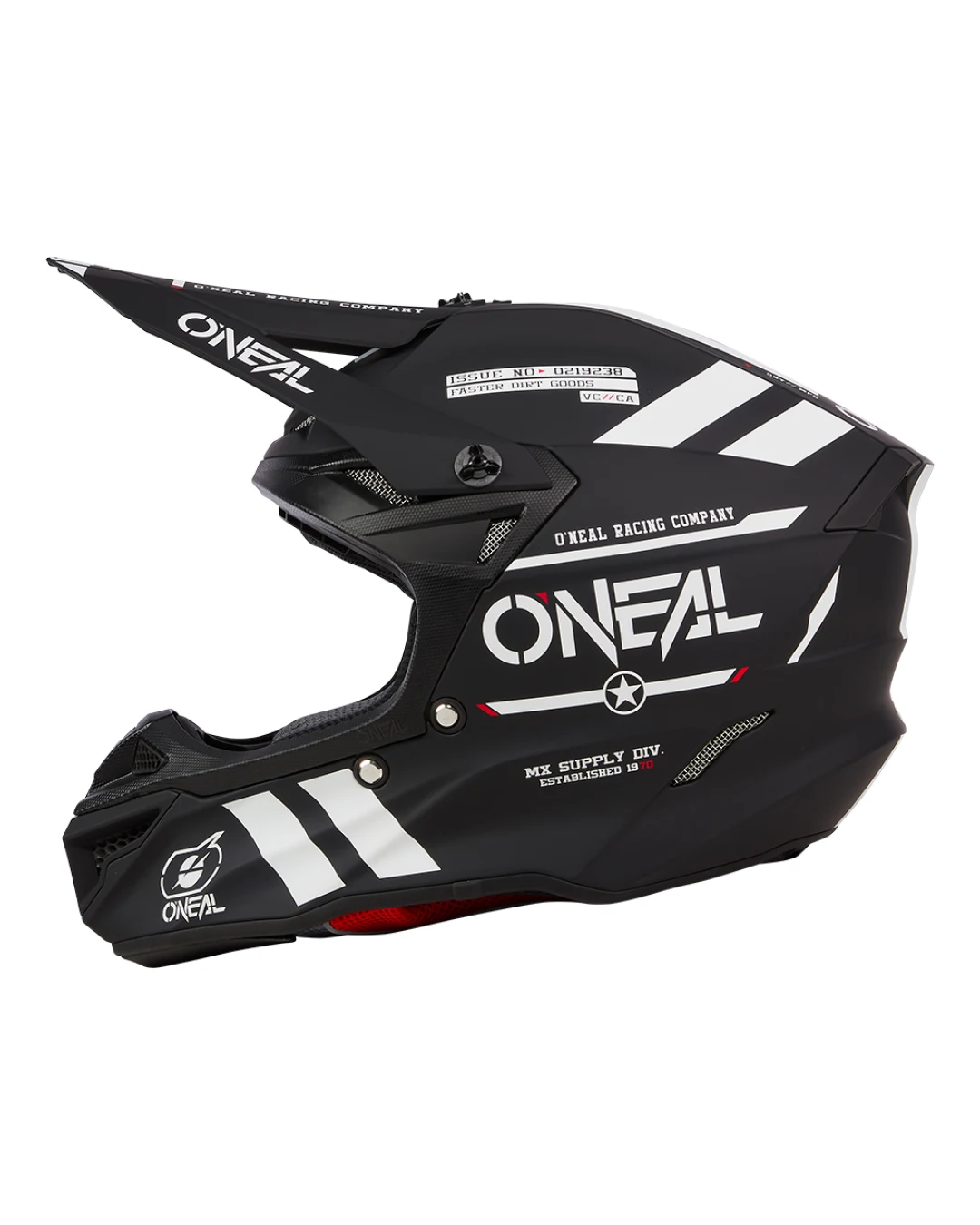 Мотокрос каска O'NEAL 5SERIES WARHAWK V.25 BLACK