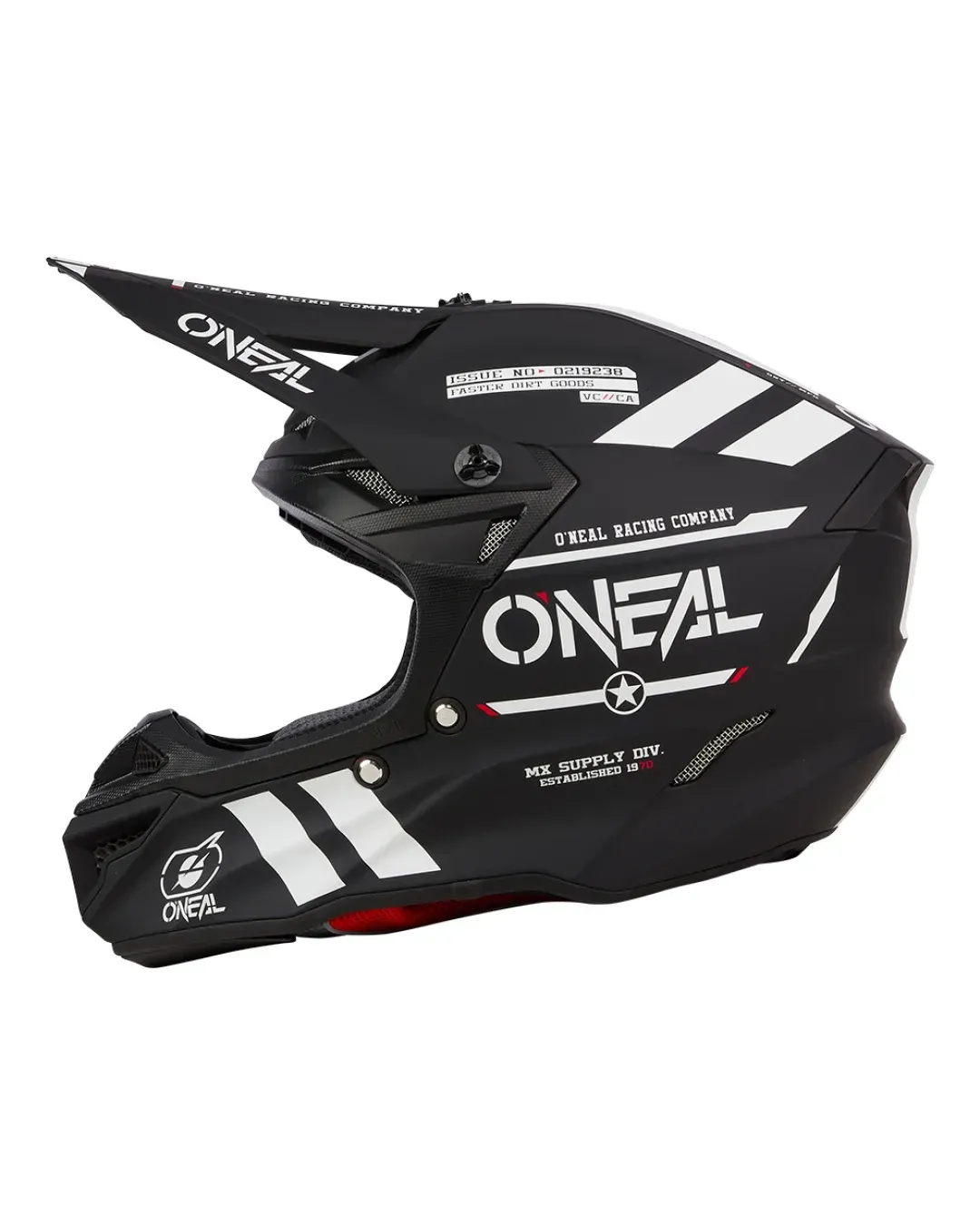 Мотокрос каска O'NEAL 5SERIES WARHAWK V.25 BLACK