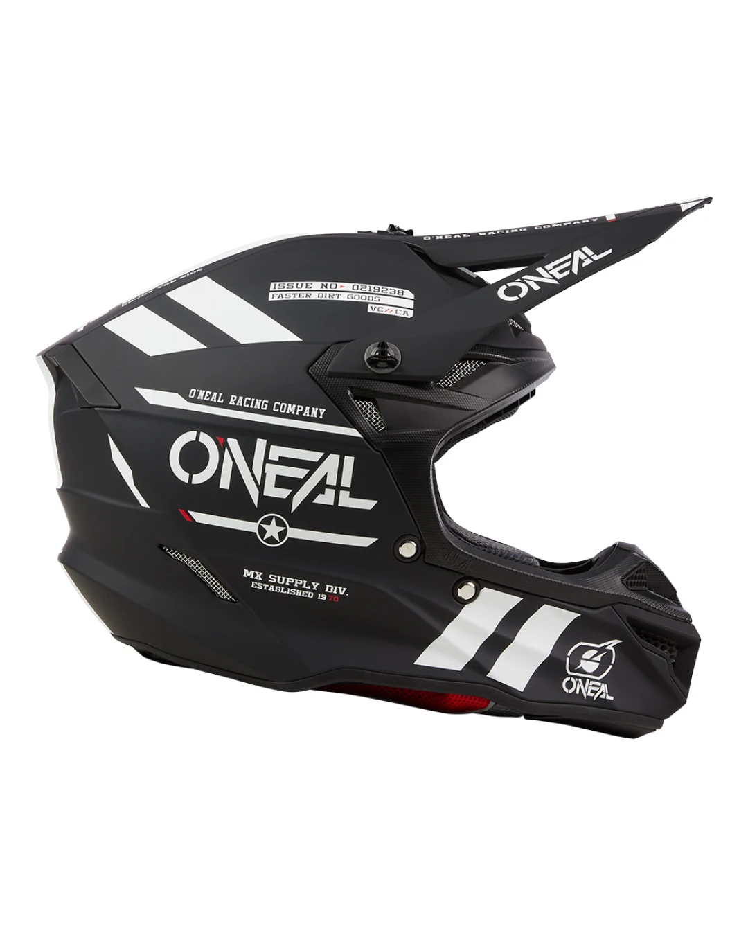 Мотокрос каска O'NEAL 5SERIES WARHAWK V.25 BLACK