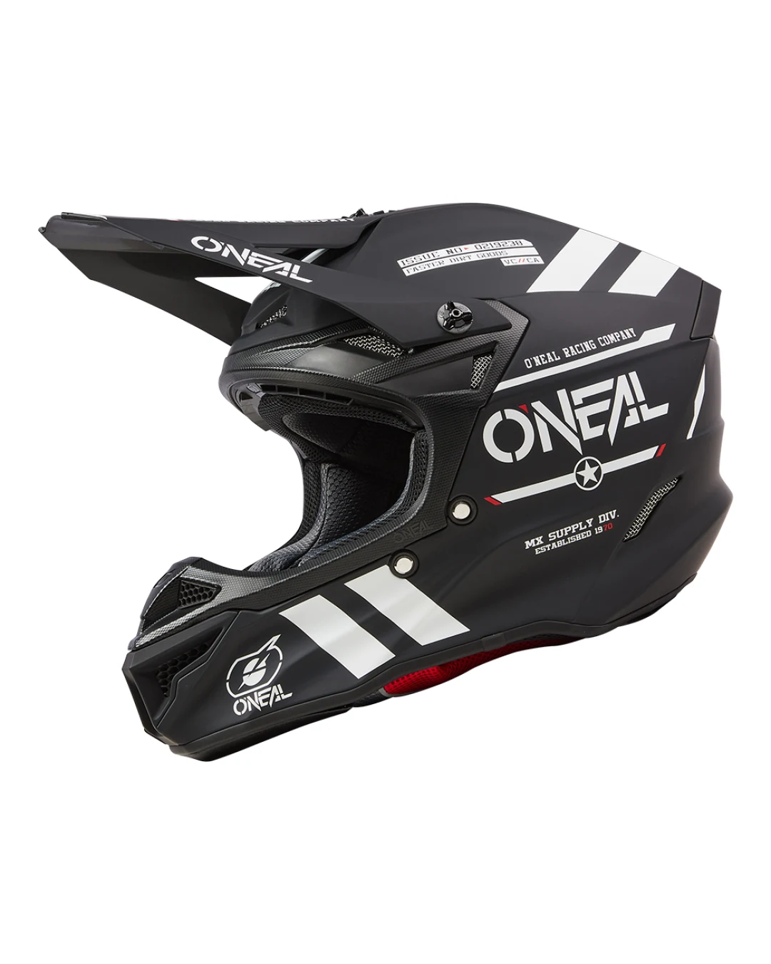 Мотокрос каска O'NEAL 5SERIES WARHAWK V.25 BLACK