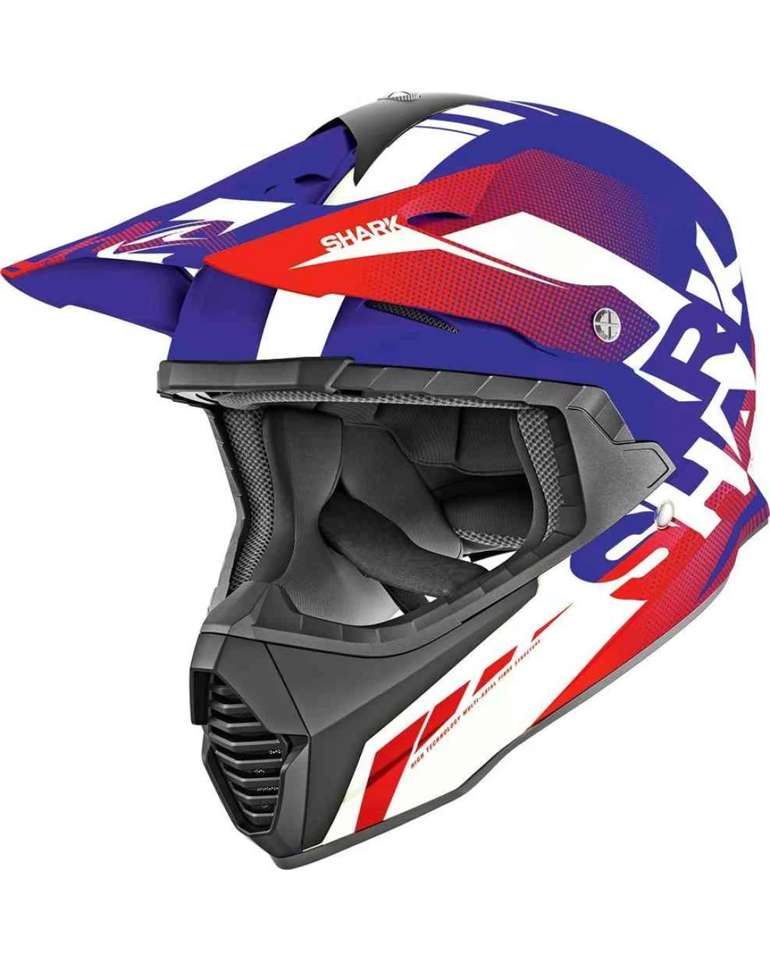 Мотокрос каска Shark Varial Anger Blue/Red/White