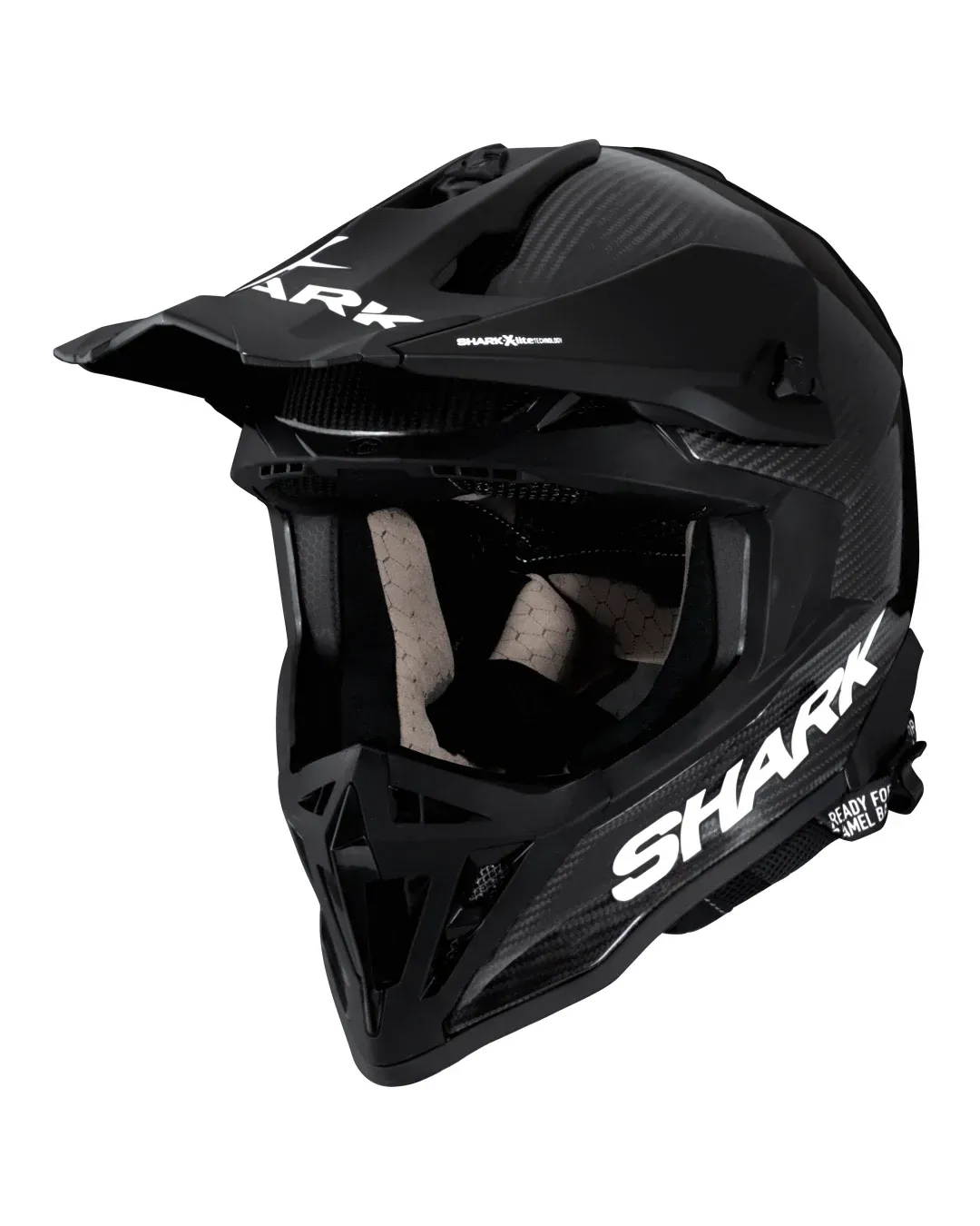 Мотокрос каска SHARK VARIAL RS CARBON SKIN WHITE
