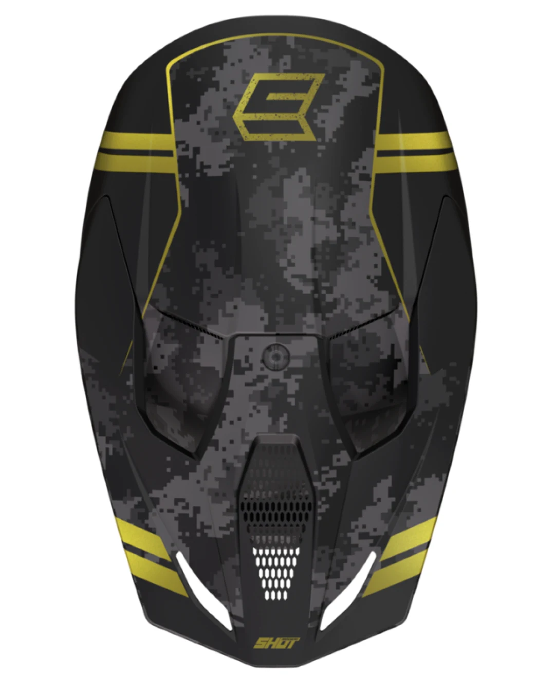 Mотокрос каска Shot Furious Army Gold Matt