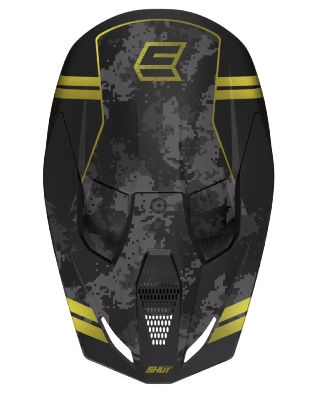Mотокрос каска Shot Furious Army Gold Matt