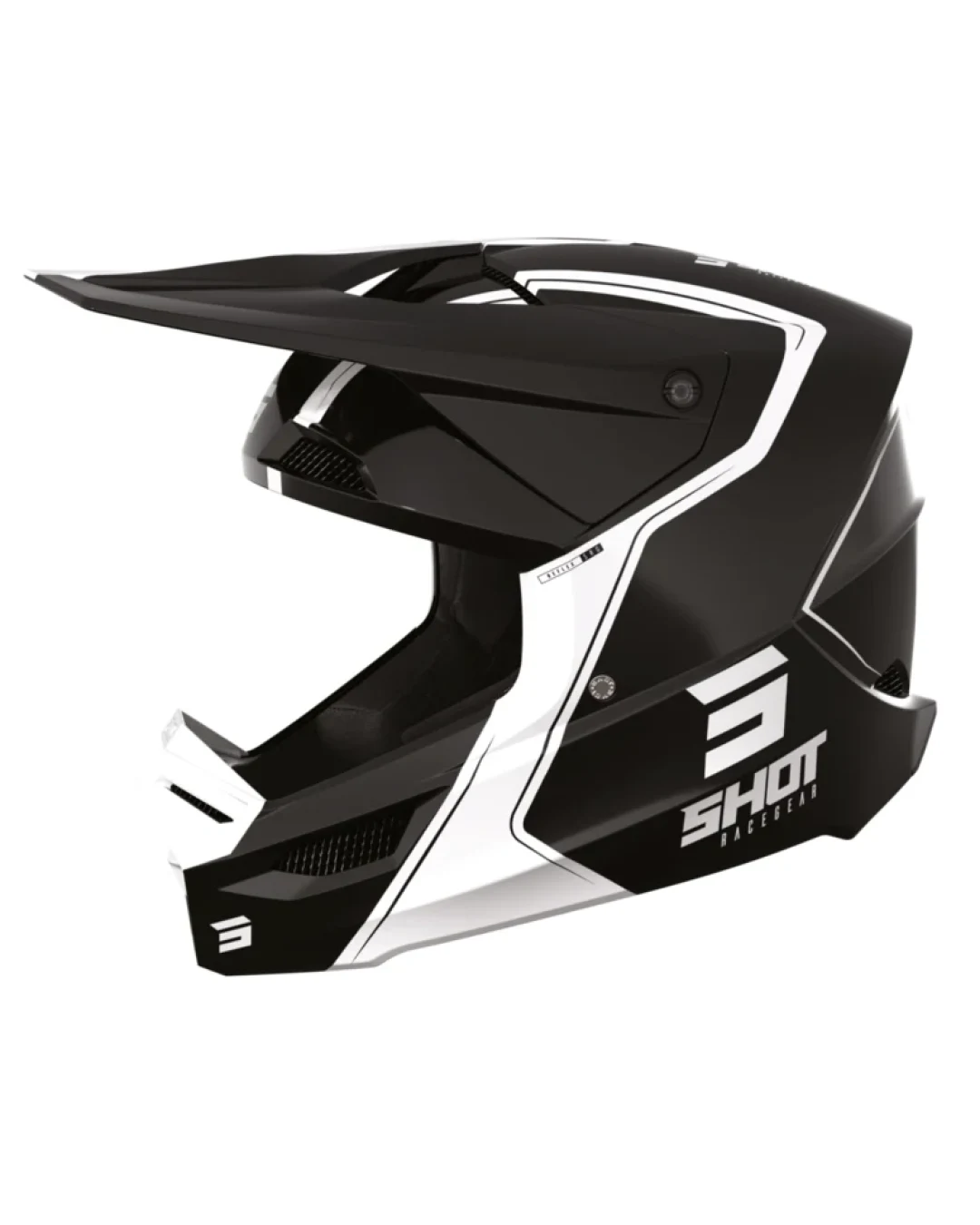 Мотокрос каска SHOT Furious Reflex Black Glossy