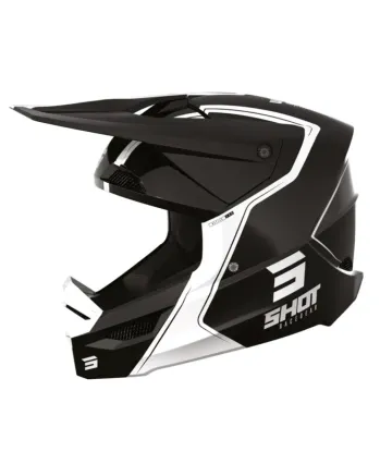 Мотокрос каска SHOT Furious Reflex Black Glossy