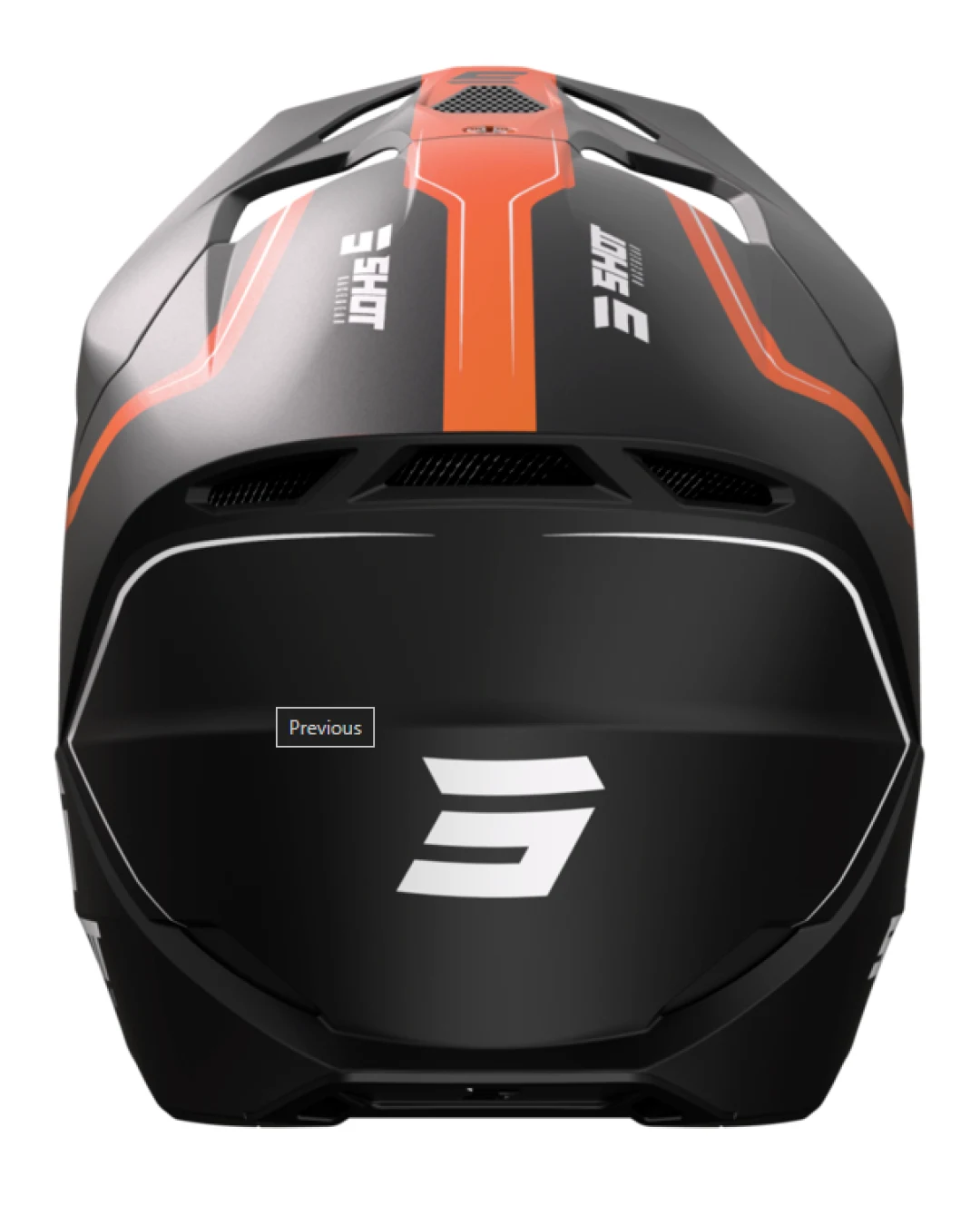 Мотокрос каска SHOT Furious Reflex Orange Matt