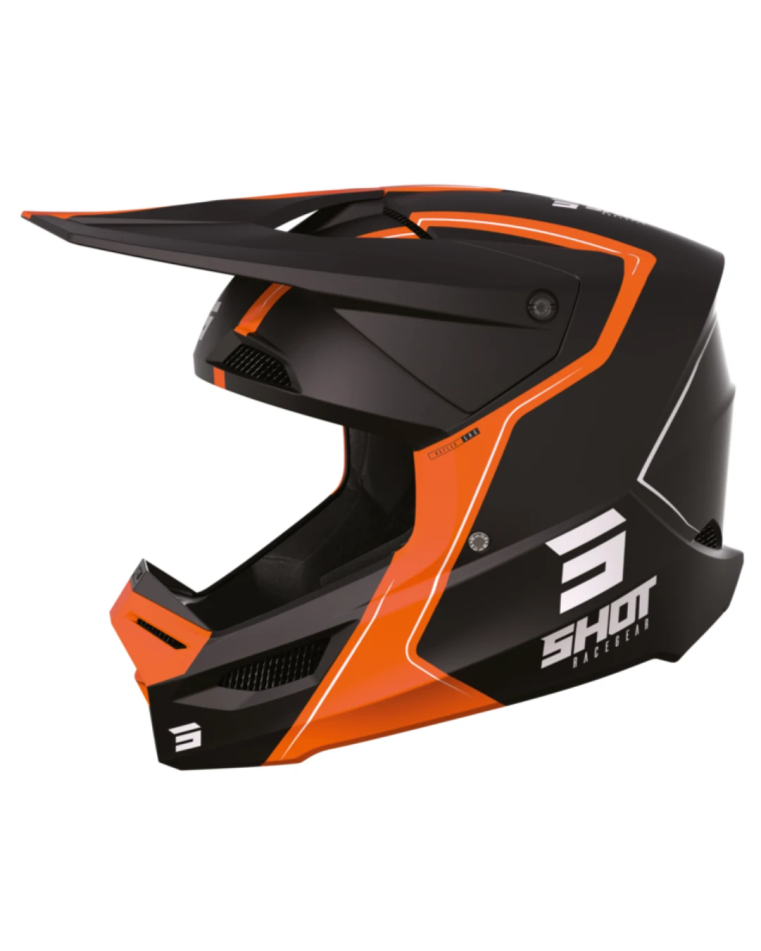 Мотокрос каска SHOT Furious Reflex Orange Matt