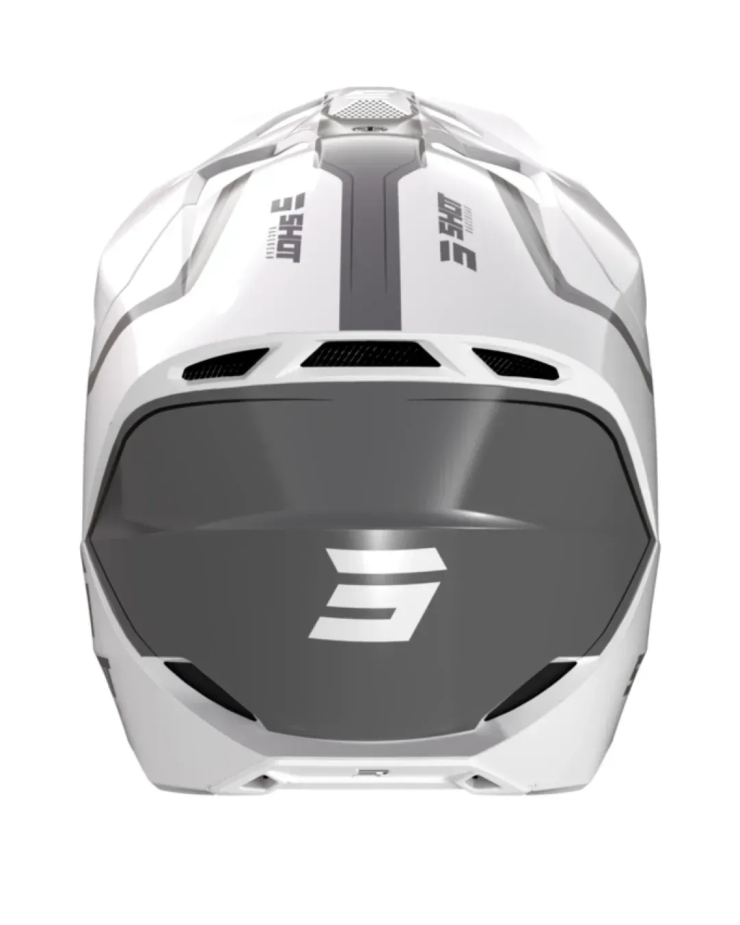 Мотокрос каска SHOT Furious Reflex White Glossy
