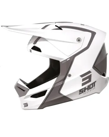 Мотокрос каска SHOT Furious Reflex White Glossy