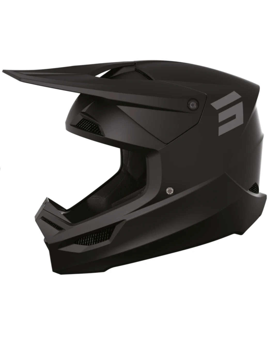 Мотокрос каска Shot Furious Solid Black Matt