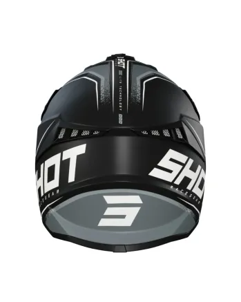 Мотокрос каска SHOT Lite Prism Black White Matt