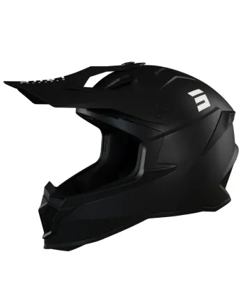 Мотокрос каска SHOT Lite Solid Black Matt 2.0