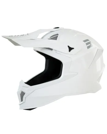 Мотокрос каска SHOT Lite Solid White Glossy 2.0