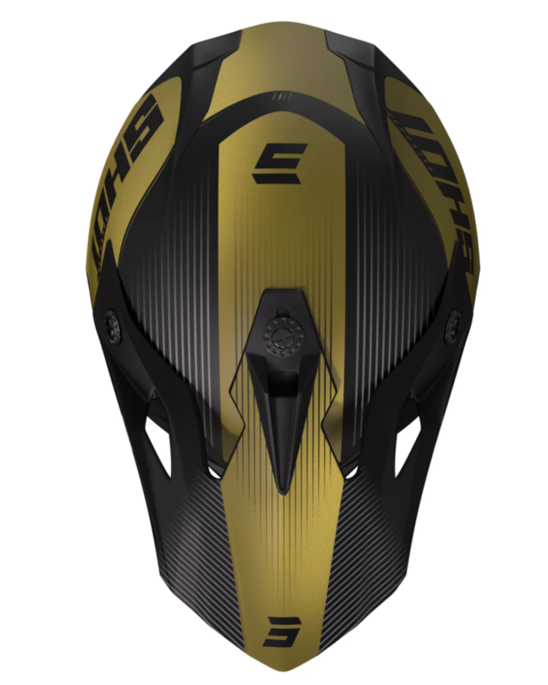 Мотокрос каска Shot Pulse Line Gold Matt