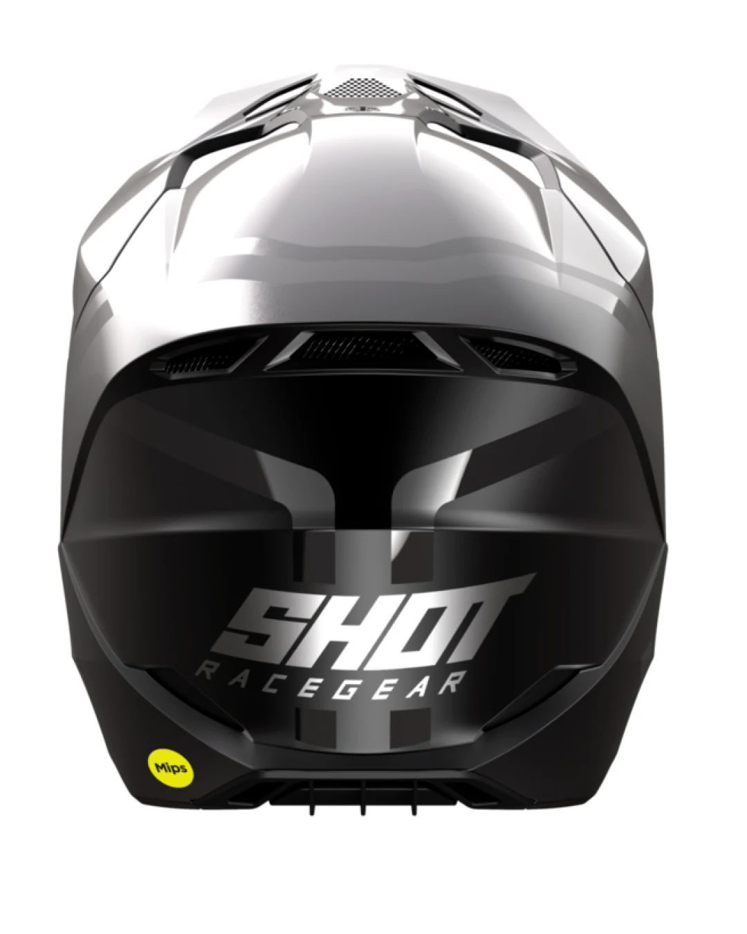 Мотокрос каска Shot Race Sky Grey Chrome