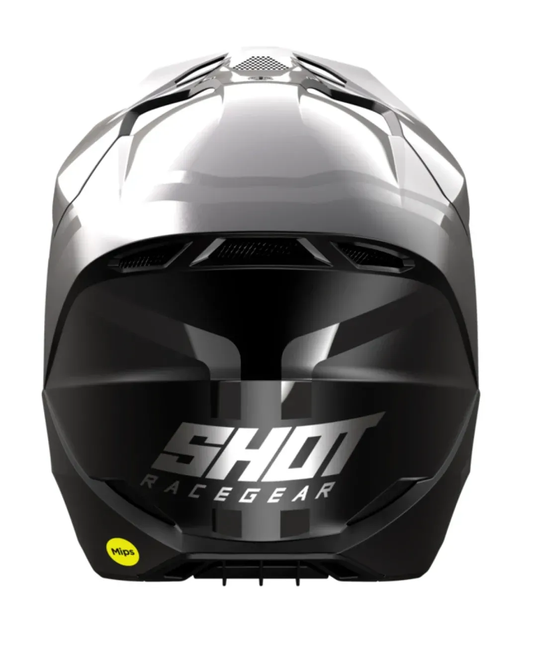 Мотокрос каска Shot Race Sky Grey Chrome