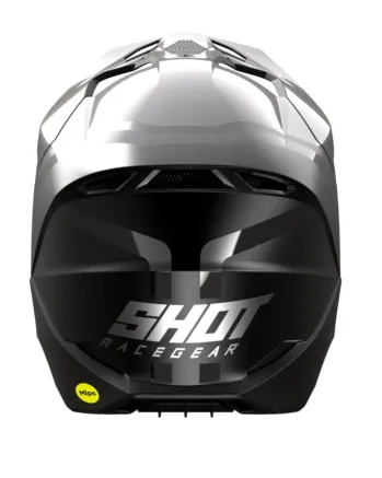 Мотокрос каска Shot Race Sky Grey Chrome