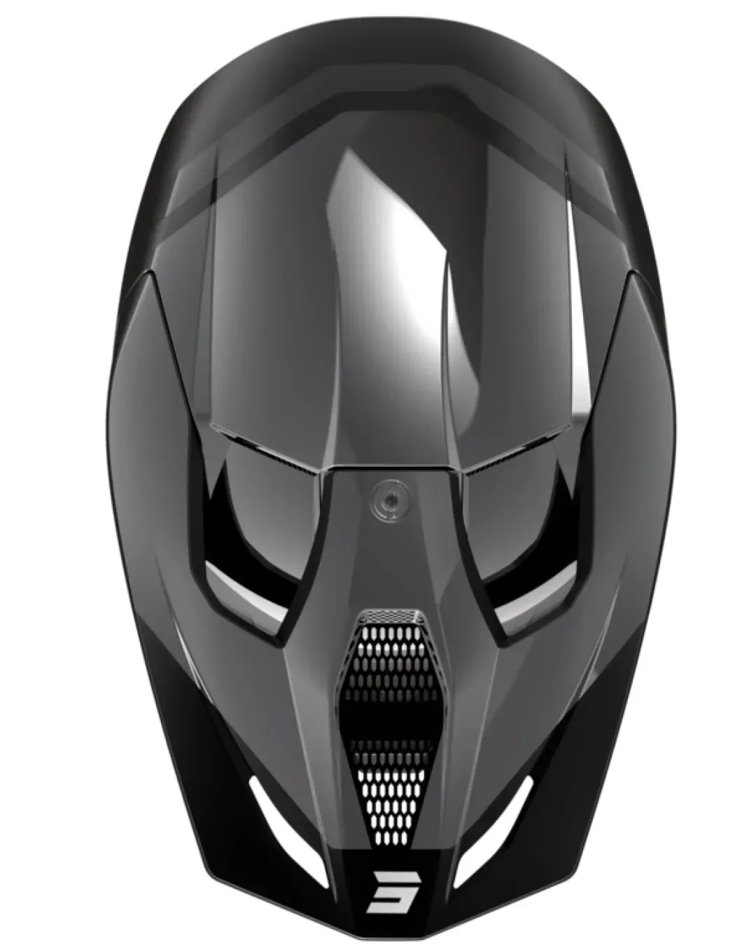 Мотокрос каска Shot Race Sky Grey Chrome