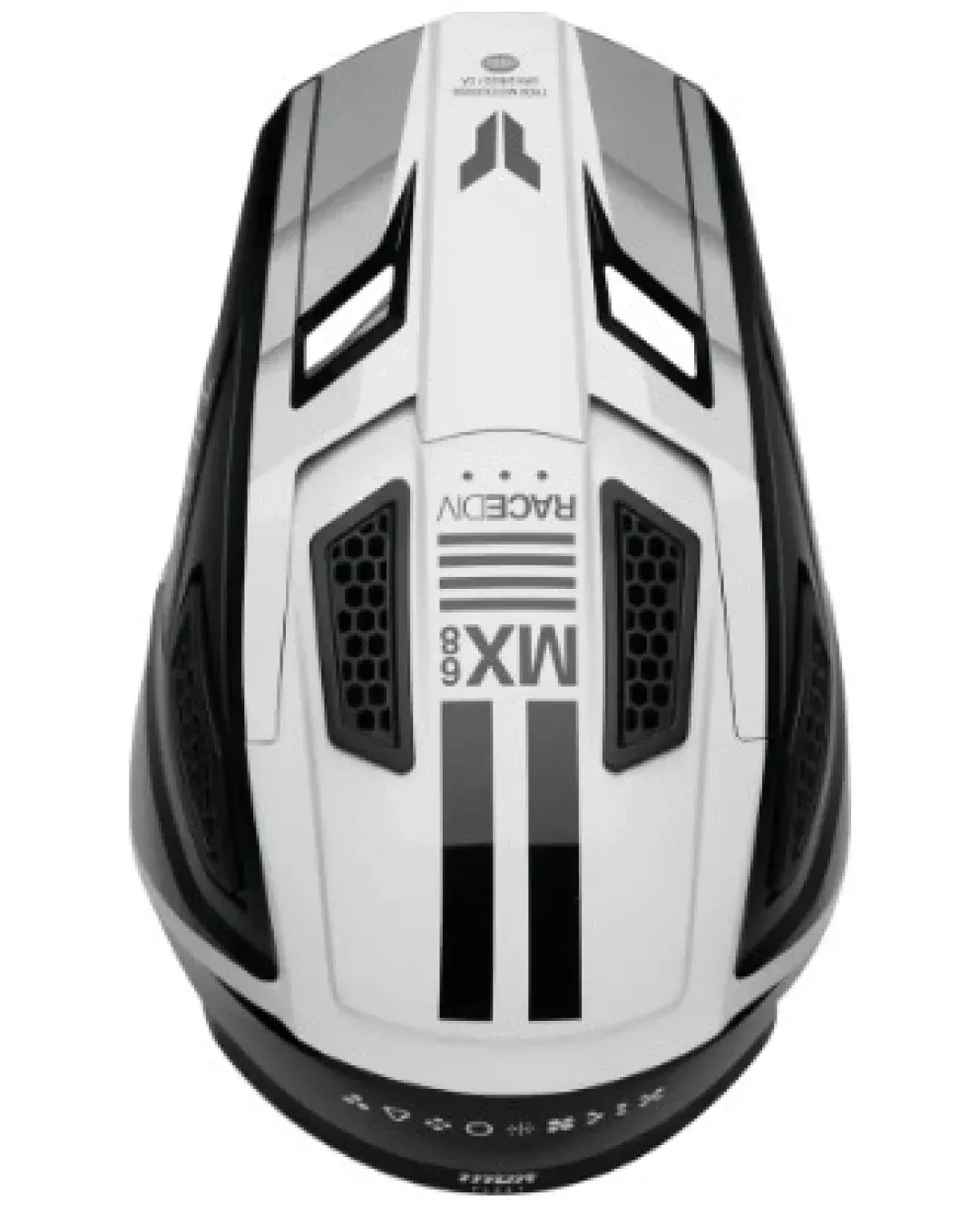 Мотокрос каска THOR FLEET DEFY BK/WH