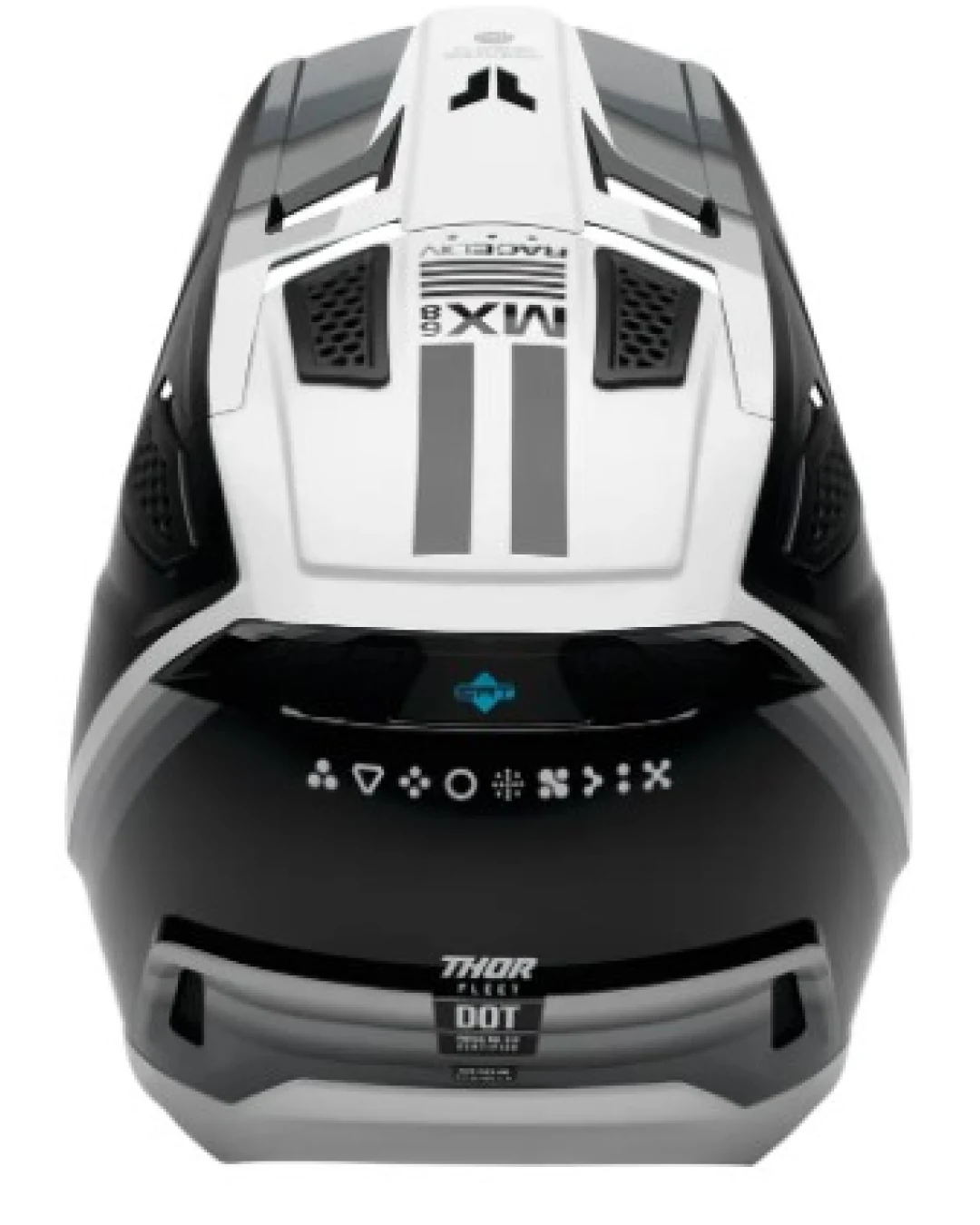 Мотокрос каска THOR FLEET DEFY BK/WH