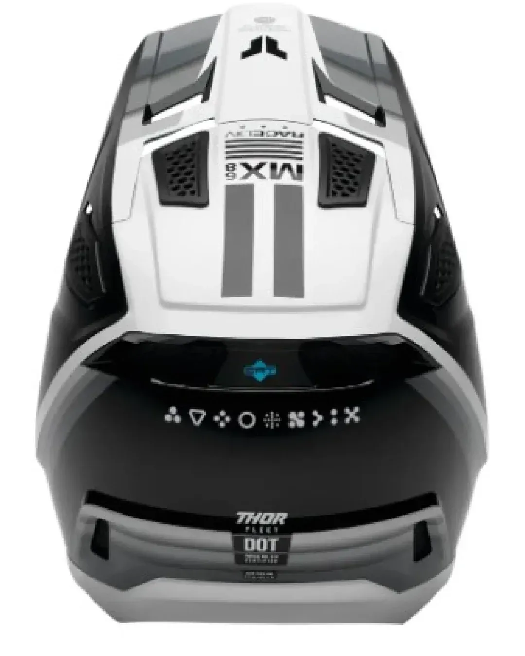 Мотокрос каска THOR FLEET DEFY BK/WH