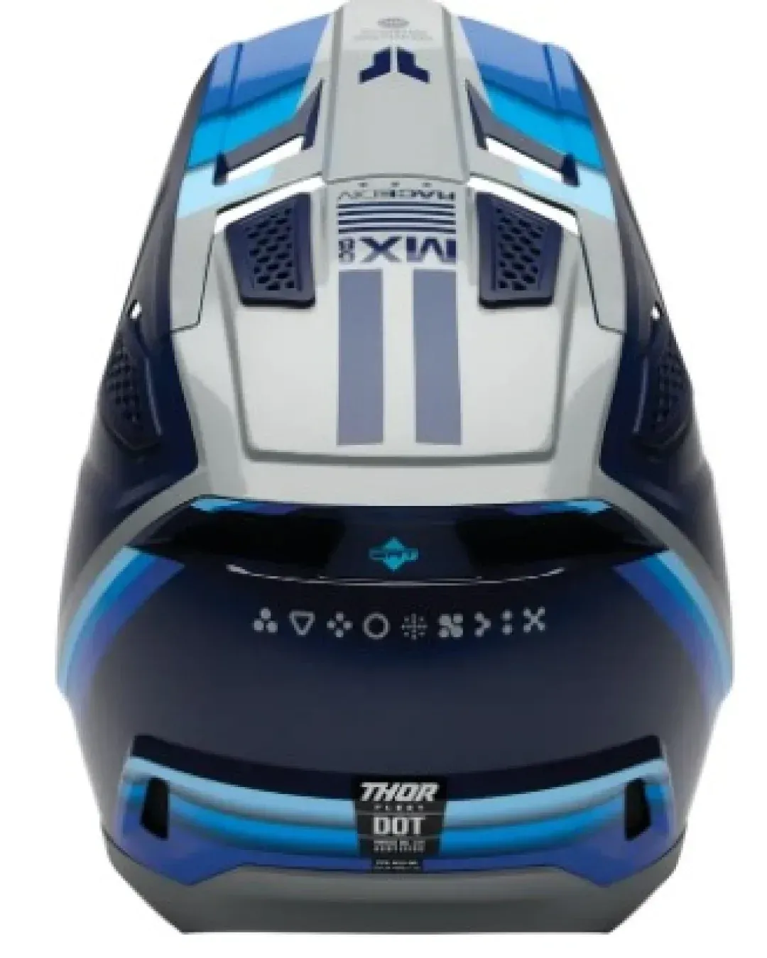Мотокрос каска THOR FLEET DEFY BL/GY