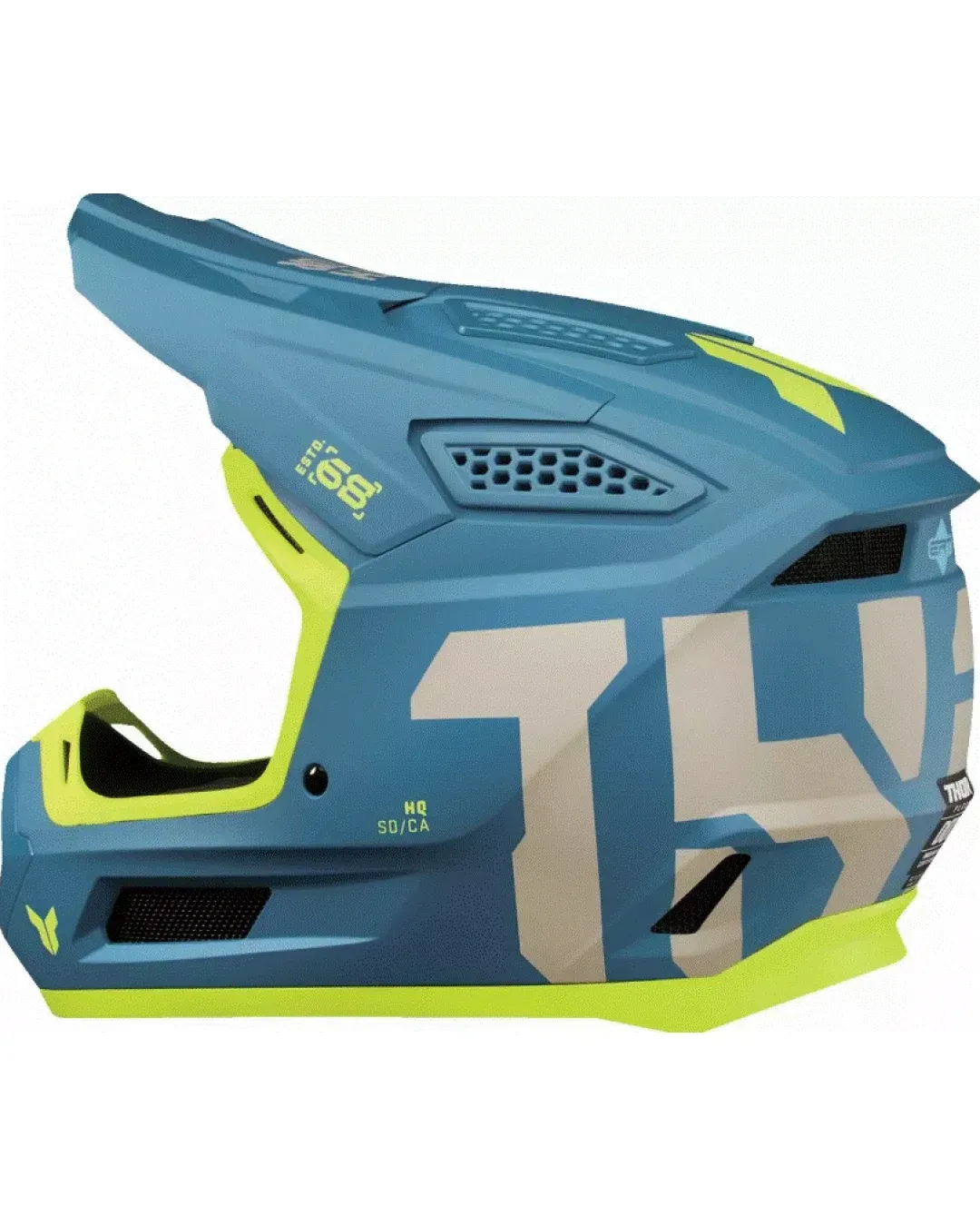 Мотокрос каска THOR FLEET FORGE BLUE