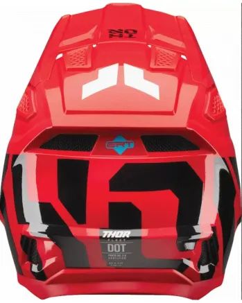 Мотокрос каска THOR FLEET FORGE RED