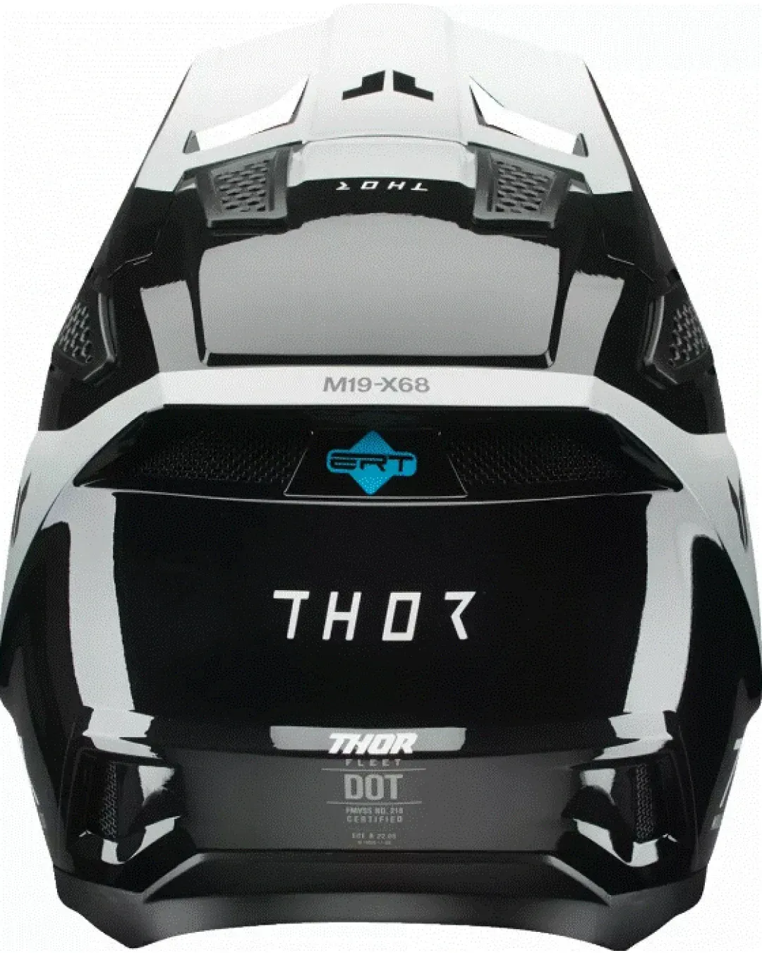 Мотокрос каска THOR FLEET STORM BLACK/WHITE