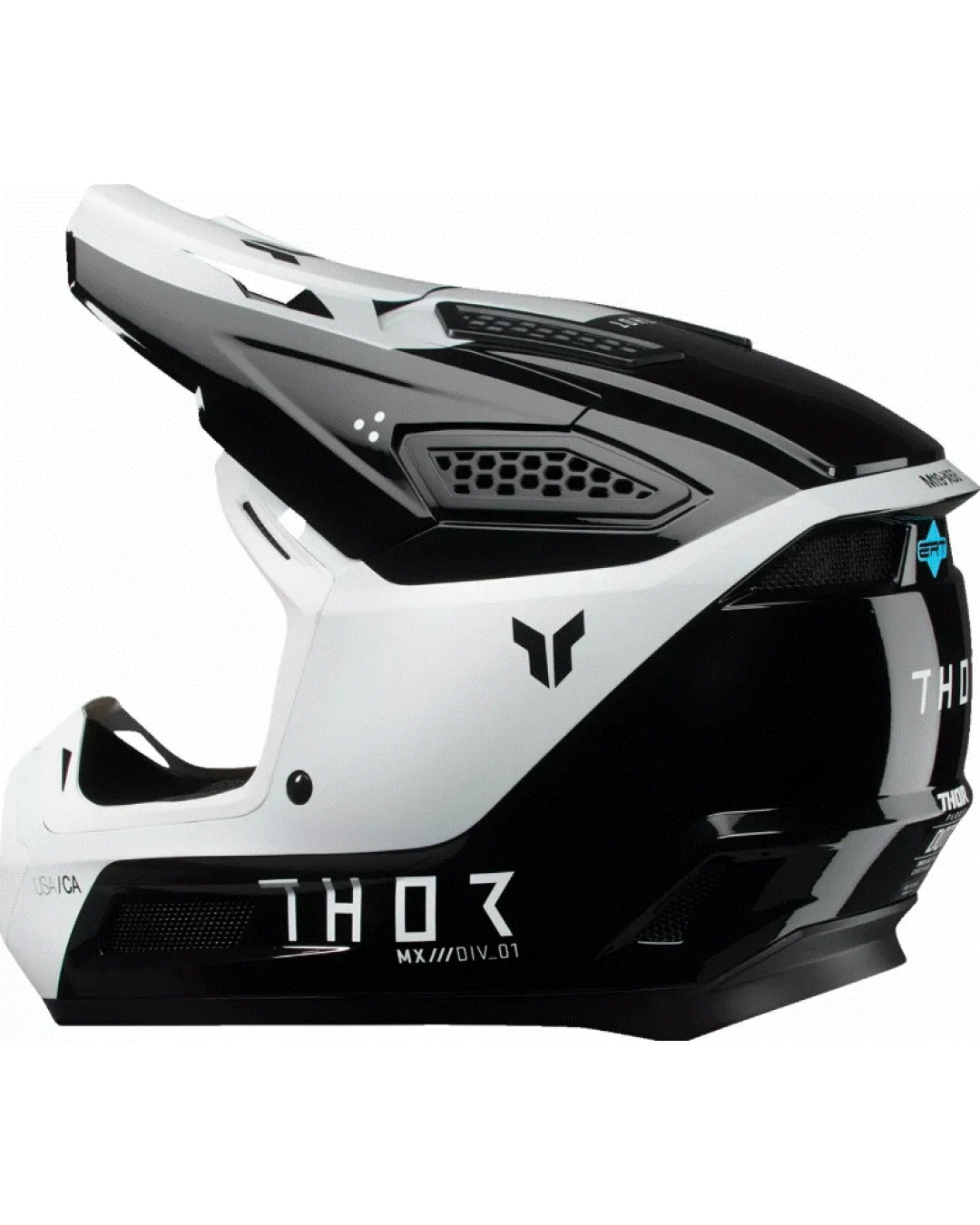 Мотокрос каска THOR FLEET STORM BLACK/WHITE
