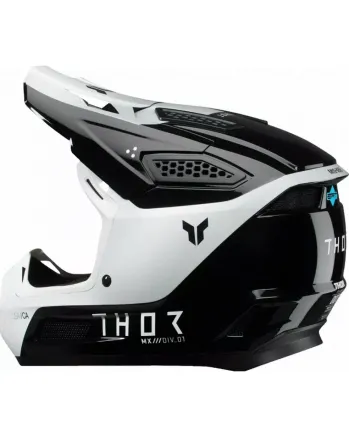 Мотокрос каска THOR FLEET STORM BLACK/WHITE