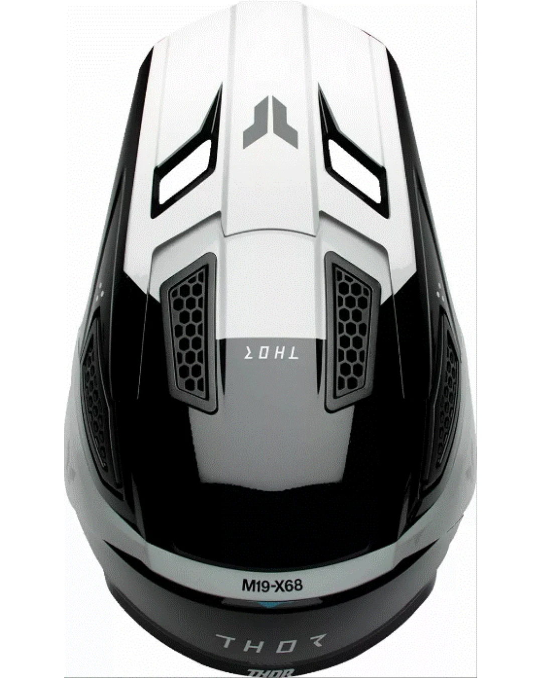 Мотокрос каска THOR FLEET STORM BLACK/WHITE