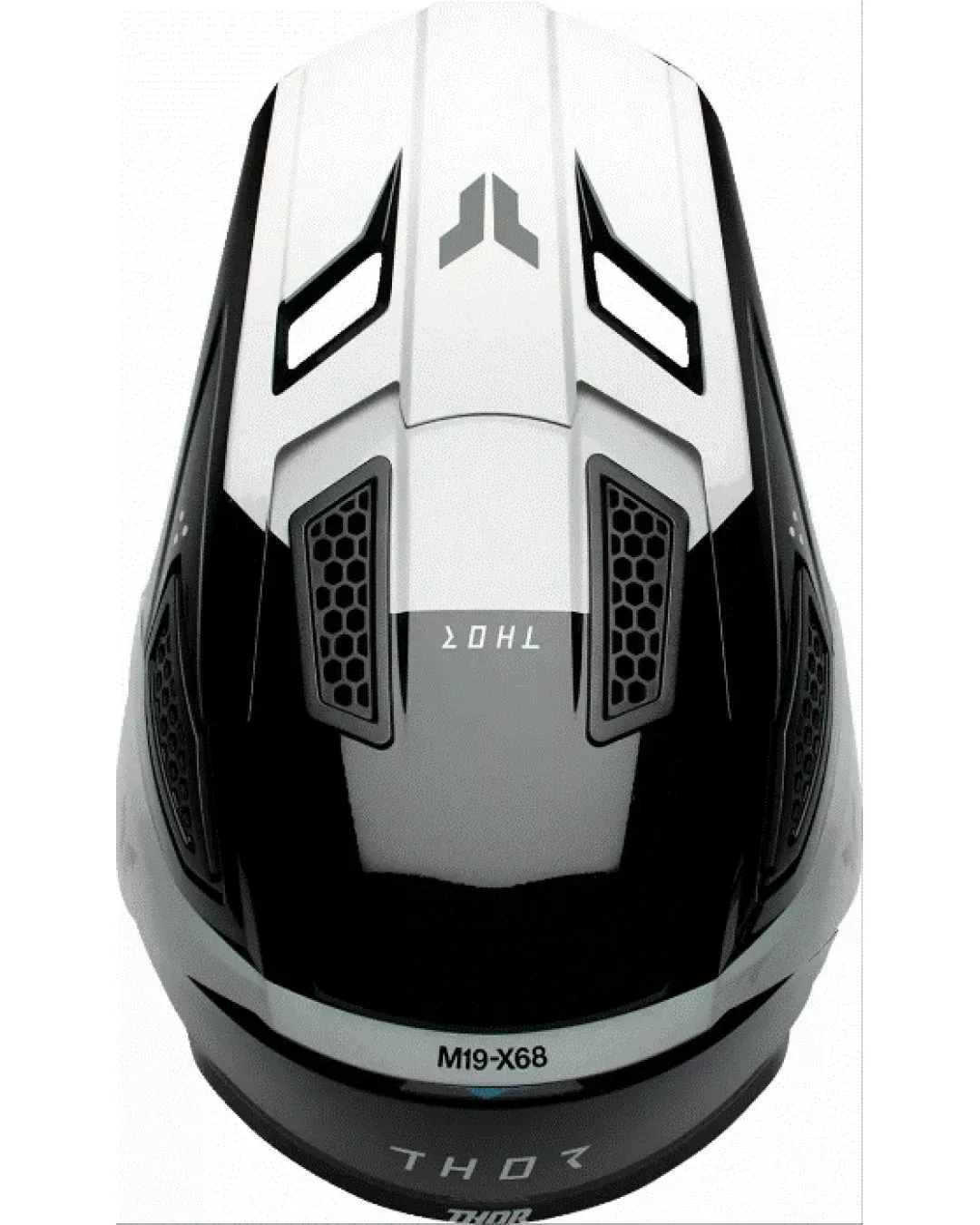 Мотокрос каска THOR FLEET STORM BLACK/WHITE