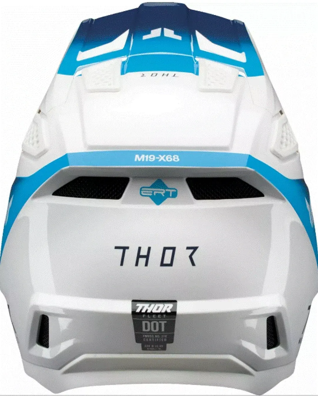 Мотокрос каска THOR FLEET STORM WHITE/NAVY