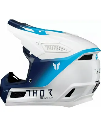 Мотокрос каска THOR FLEET STORM WHITE/NAVY