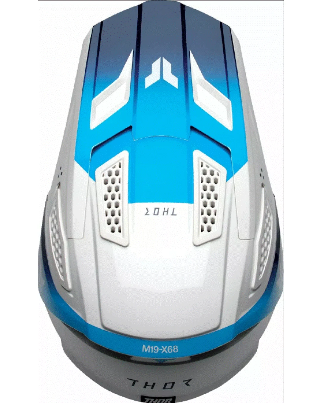 Мотокрос каска THOR FLEET STORM WHITE/NAVY