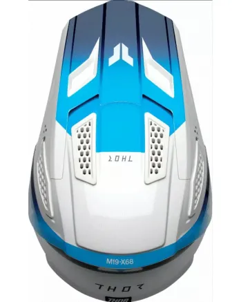 Мотокрос каска THOR FLEET STORM WHITE/NAVY